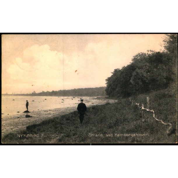 Nyk�bing F. - Strand ved Hamborgskoven -  Stender 12427 - Brugt