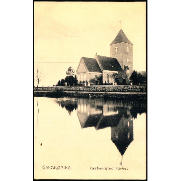 Saksk�bing - Vaabensted Kirke - Thaanning Steffensens Bogh. 16755 - Ubrugt