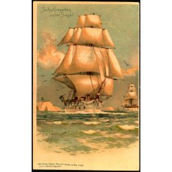 Schulfregatten unter Segel - Artist Anstalt Serie 97 No. 21467- Ubrugt