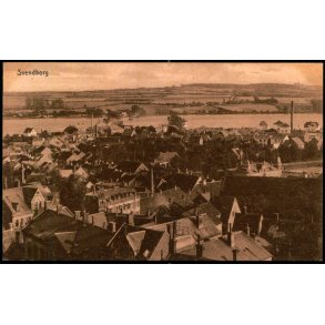 Udsigt over Svendborg - P. Brandts Bogh. u/n - Ubrugt