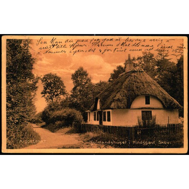 Hjulmandshuset i Hindsgavl Skov ved Middelfart - Stender 24449 - Brugt