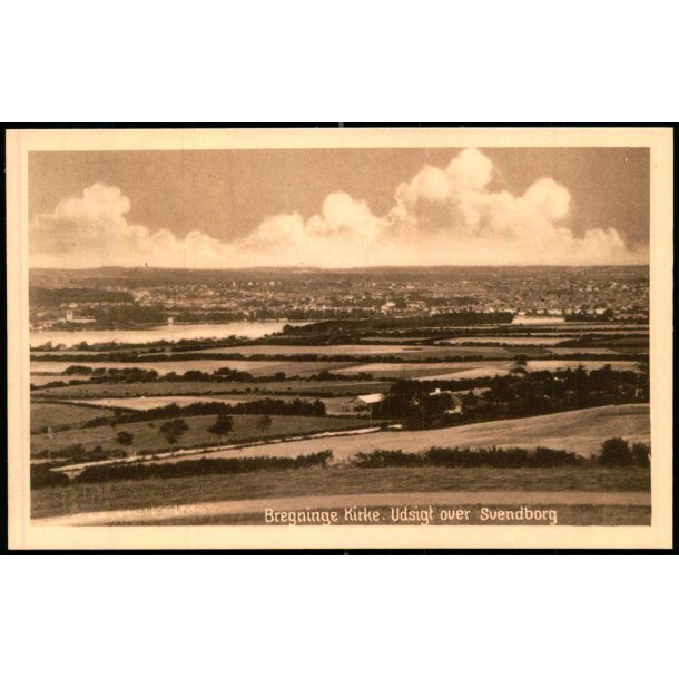Bregninge Kirke - Udsigt over Svendborg - Chr. G. Kielbsegs Bogh. u/n - Ubrugt