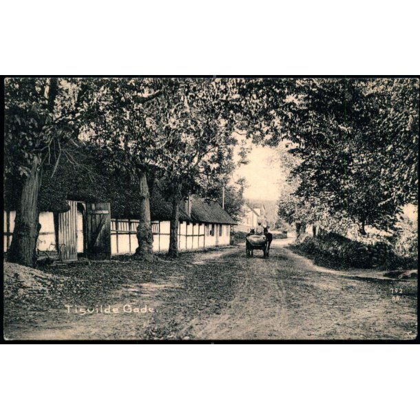 Tisvilde Gade  - Albert Jensens Bogh. 8015 - Brugt - Stjernestempel !