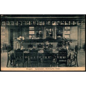 Skagen - Spisesalen - Br�ndums Hotel - Lauris Schjelde M 38 - Ubrugt