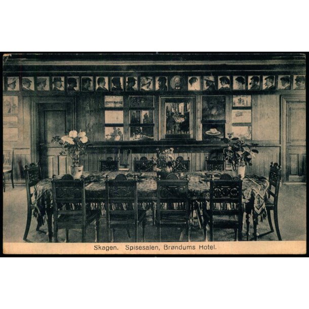 Skagen - Spisesalen - Br�ndums Hotel - Lauris Schjelde M 38 - Ubrugt