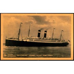 Anvers - S/S "LAPLAND" -  De La Red Star Line -  u/n - Ubrugt