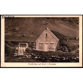 Torfkirkja ad Hofi i &Ouml;r�fum Sigf. Eymundsson u/n - Ubrugt 