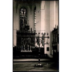 Aarhus Domkirke - Den syvarmede Lysestage og Alteret - Fotokort u/n - Ubrugt