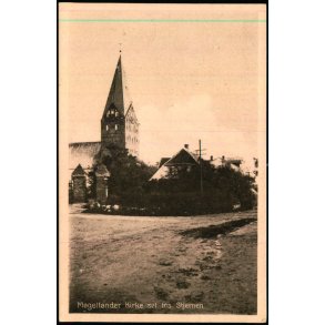 M�gelt�nder Kirke set fra Stjernen - Lunds Bogh. 58479 - Ubrugt