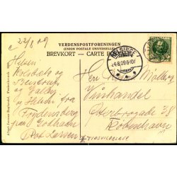 Tisvilde Gade  - Albert Jensens Bogh. 8015 - Brugt - Stjernestempel !