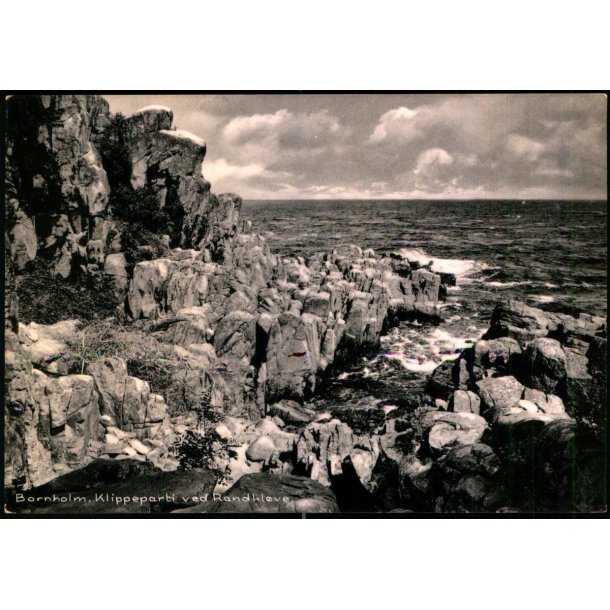 Bornholm - Klippeparti ved Randklve - Colbergs Bogh. 2958 - Ubrugt