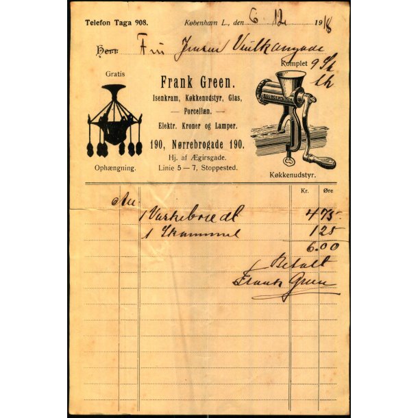 Frank Green - Isenkram - 1918