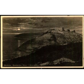 Bornholm - Hammershus Ruiner i Maaneskin - Colbergs Bogh. 3072 - Brugt
