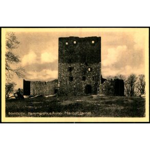 Bornholm - Hammershus Ruiner - Manteltaarnet - Colbergs Bogh. 535 - Ubrugt