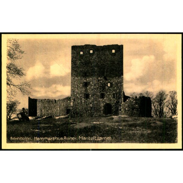 Bornholm - Hammershus Ruiner - Manteltaarnet - Colbergs Bogh. 535 - Ubrugt