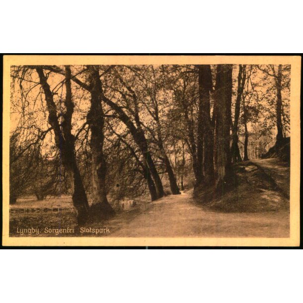 Lyngby - Sorgenfri Slotspark - Henriksens Bogh. 60525 - Ubrugt - Har v�ret kl�bet op !