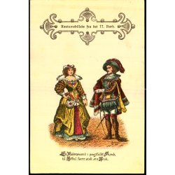 Kostumebillede fra det 17. Aarhundrede - u/n - Brugt