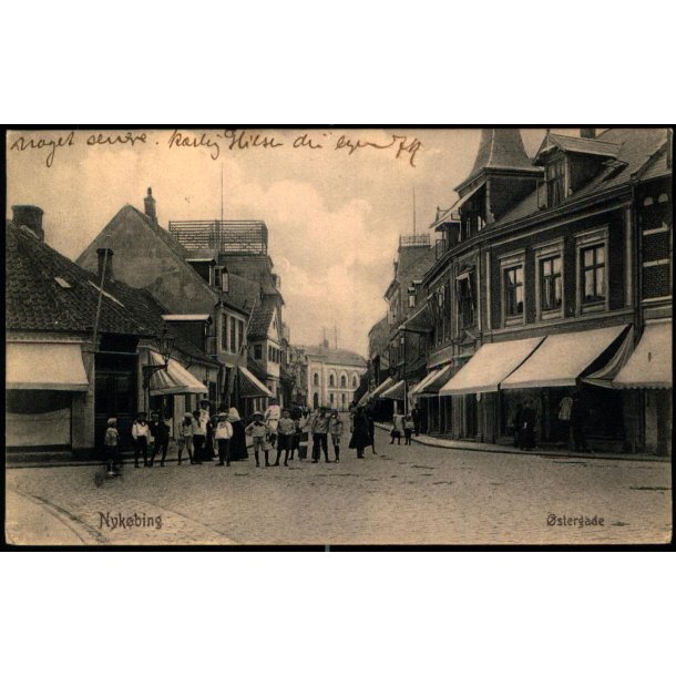 Nyk�bing F. - �stergade - V. Kristoffersens Bogh. u/n - Brugt