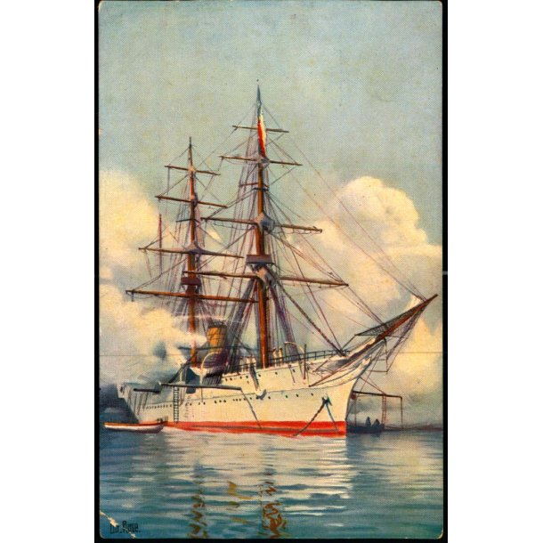 Chilensches Schulshiff "Jeneral Baquedano" 1898 -  Kn. 38 - Ubrugt