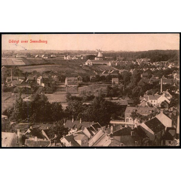 Udsigt over Svendborg - Johs. Broersens Forlag u/n - Brugt