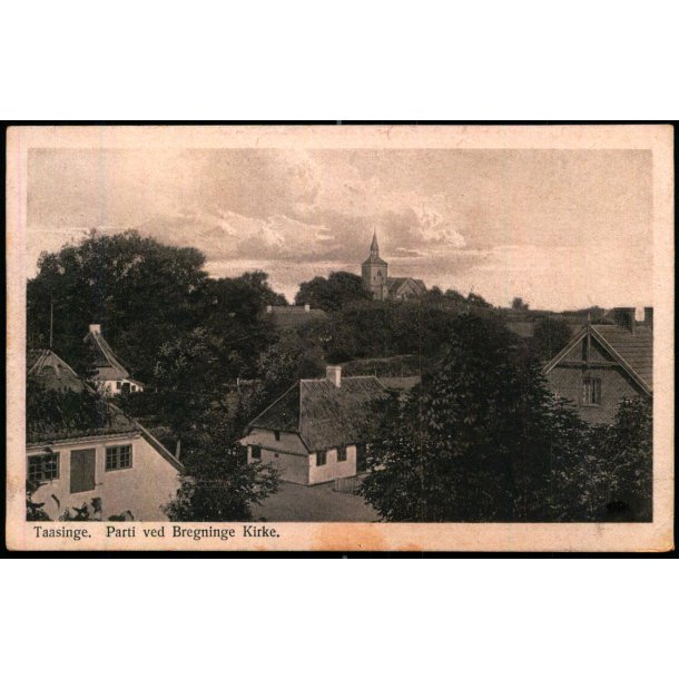 Taasinge -  Parti ved  Bregninge Kirke - Chr. G. Kielberg 22 - Ubrugt