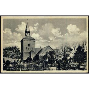 Taasinge - Bregninge Kirke  - Rudolf Olsen 3308 - Ubrugt