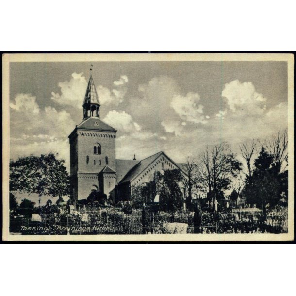 Taasinge - Bregninge Kirke  - Rudolf Olsen 3308 - Ubrugt