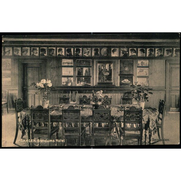 Skagen - Br�ndums Hotel - Spisesalen - Lauris Schjeldes Bogh. 1319 - Brugt
