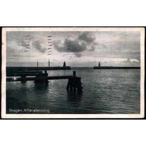 Skagen - Aftenstemning - Einer Nielsens Bogh. 67412 - Brugt
