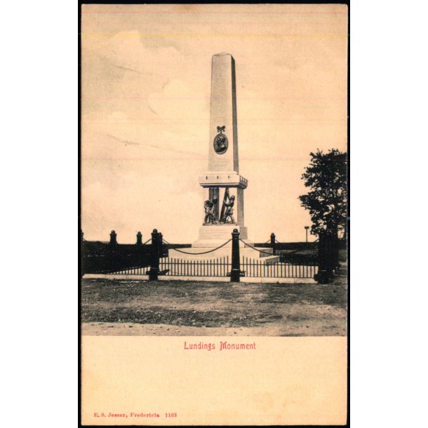 Fredericia - Lundings Monument - E.S. Jessen 1163 - Ubrugt