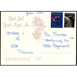 Jenny Nystr�m - God Jul - Gott Nytt �r - Eliasson - Kopi af orginalt Maleri - u/n - Brugt