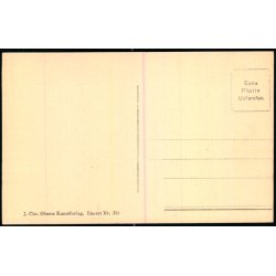 Kbenhavn - Frederiksberg Have med Frederik d. VI s Statue - Chr. Olsen 350 - Ubrugt