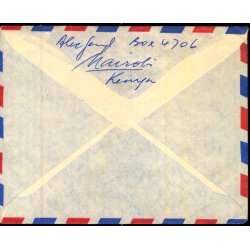 Luftpost Brev fra Kenya til Tyskland - 30 - 7 - 63