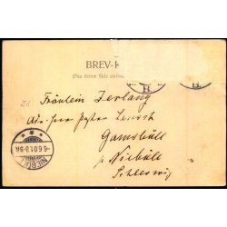 Hilsen fra Kbenhavn - Koncertsalen i Tivoli - B.M. &amp; Co. 100 - Brugt - Afrevne Frimrker !!