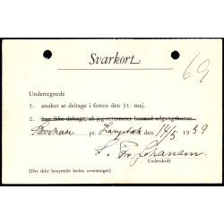 Efterporto - Tryksagskort til Nstved