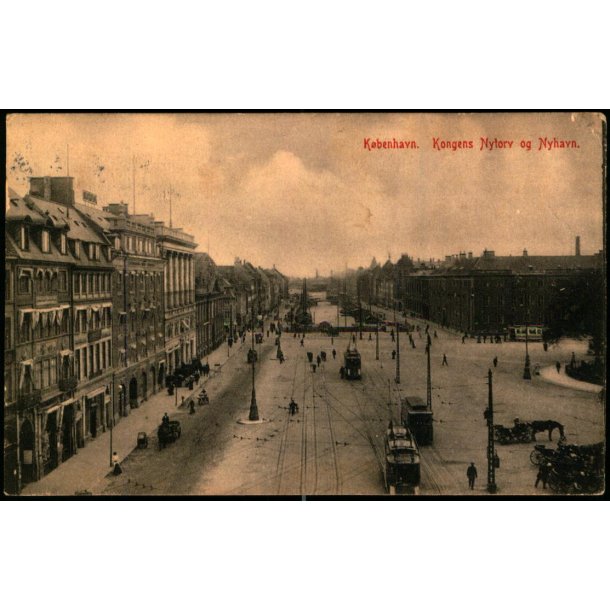 Kbenhavn - Kongens Nytorv og Nyhavn - K 2744