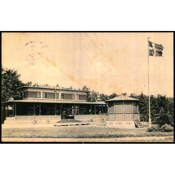 Herning - Parti fra �stre Anl�g - Stender 7775 - Brugt