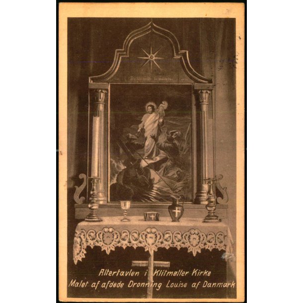 Altertavle i  Klitm�ller Kirke - C. Buchholtzs Forlag u/n - Brugt