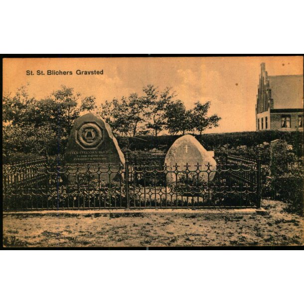 St.St.Blichers Gravsted - J.J.N. 9375 - Ubrugt