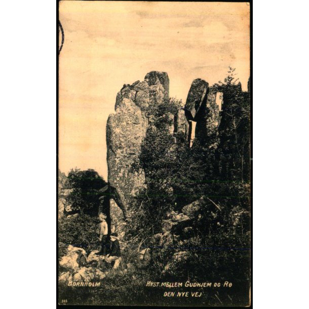 Bornholm - Kyst Mellem Gudhjem og R - Frits Srensen 201 B - Brugt