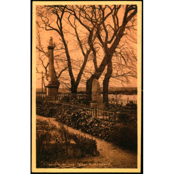 Krigergraven paa Odden Kirkegaard - P. Helms 117 - Ubrugt