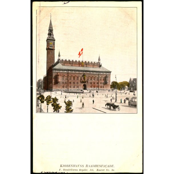 Kbenhavns Raadhusfacade - F. Hendriksens Repdkt Atl. 1a