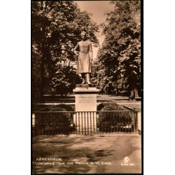 Kbenhavn - Frederiksberg Have med Frederik d. VI s Statue - Chr. Olsen 350 - Ubrugt