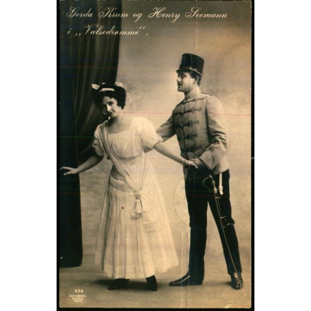 Gerda Krum og Henry Seemann i Valsedrmme  - Alex Vincent 635 - Brugt