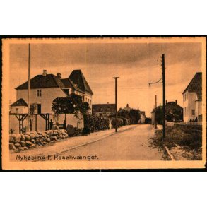 Nyk�bing F. -  Rosenv�nget - V. Kristoffersens Bogh. u/n - Ubrugt