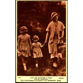 Dronning Elizabeth - Prinsesse Elizabeth - Prinsesse Margaret - Ubrugt