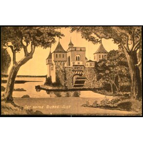 Det gamle Gurre Slot - J,M,, 582 - Ubrugt