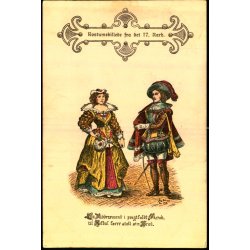 Kostumebillede fra det 17. Aarhundrede - u/n - Brugt