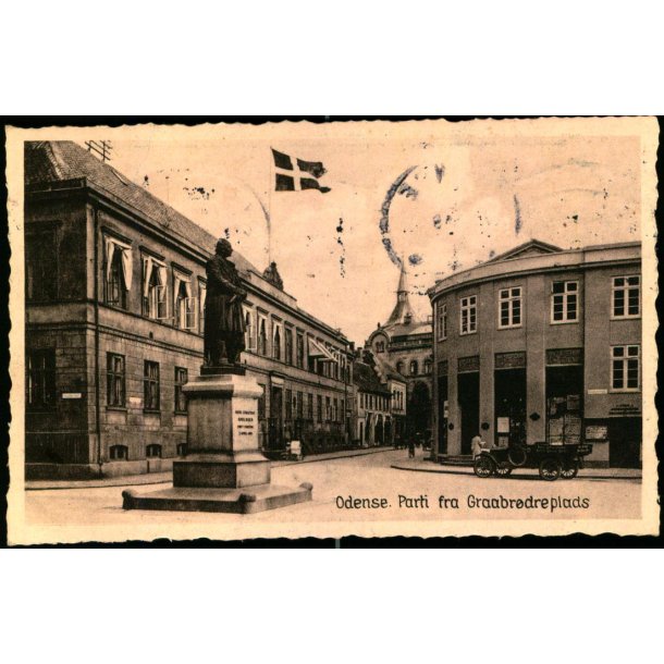 Odense - Parti fra Graabrdreplads - Stender O. 202 - Brugt