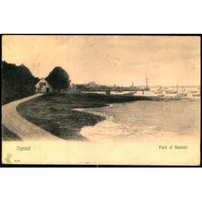 Nysted - Parti af Havnen - Peter Alstrup 3128 - Brugt